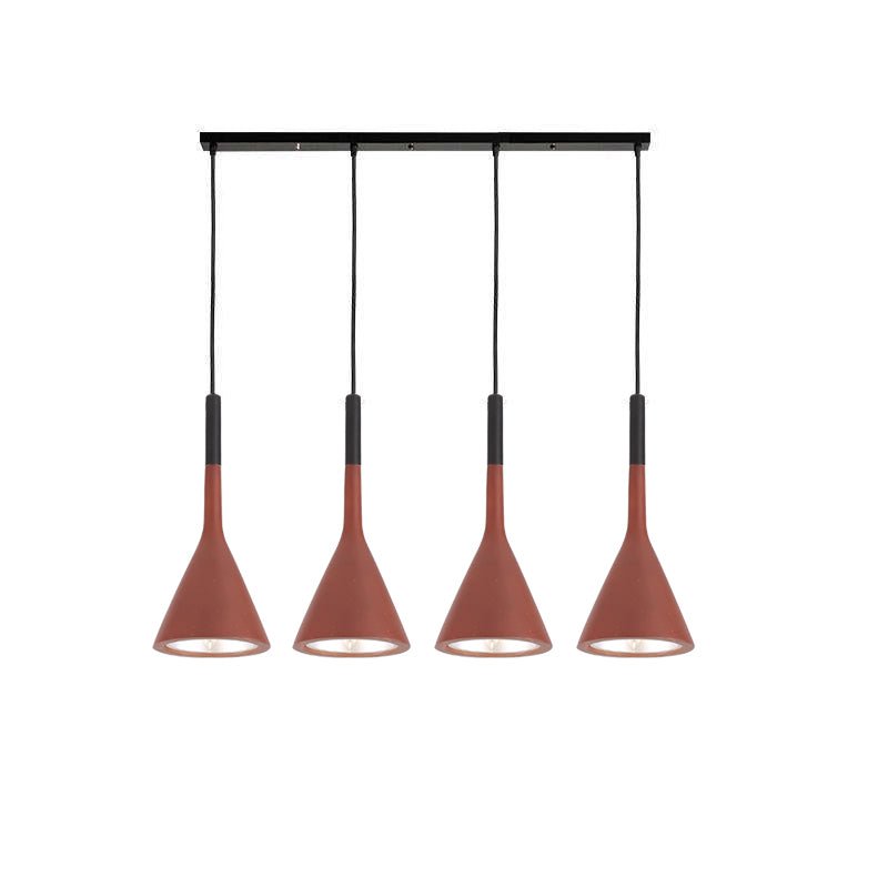 Conical Concrete Pendant Light
