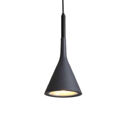 Conical Concrete Pendant Light