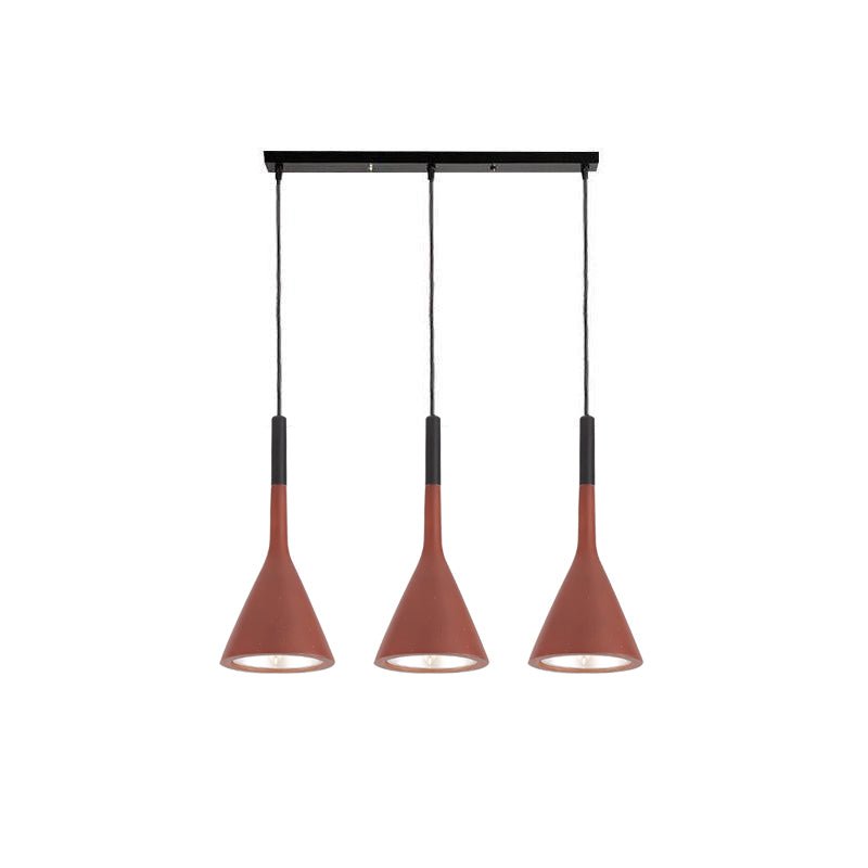Conical Concrete Pendant Light