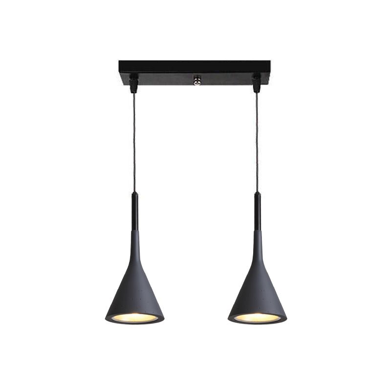 Conical Concrete Pendant Light