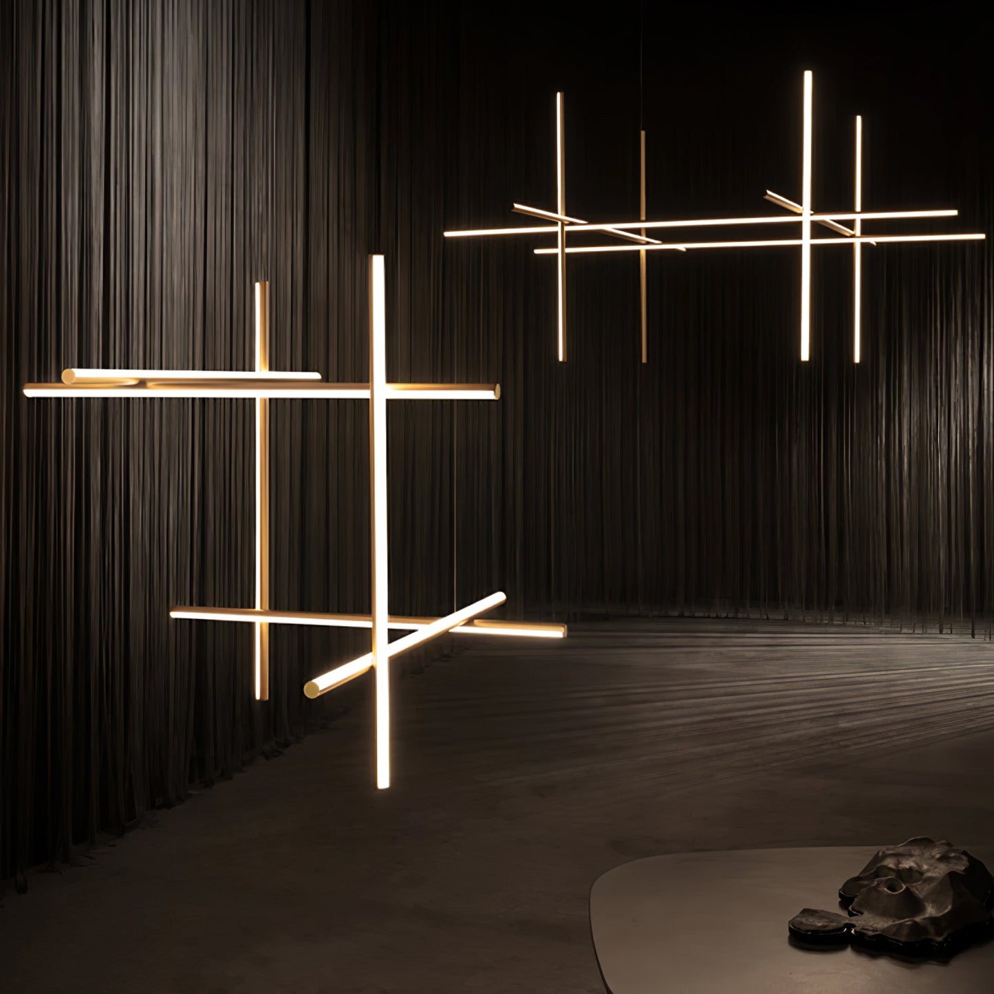 Gridline Linear Chandelier