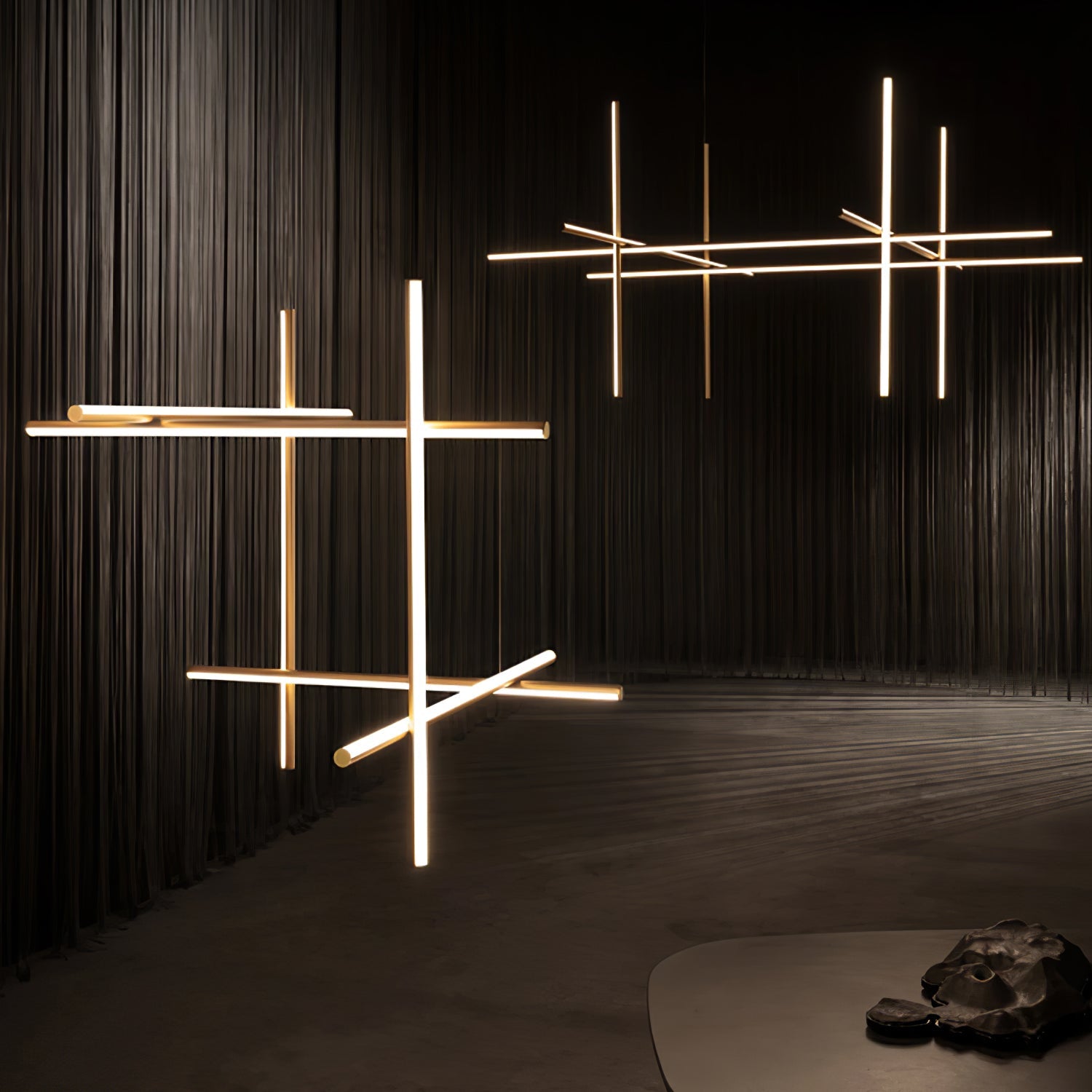 Gridline Linear Chandelier