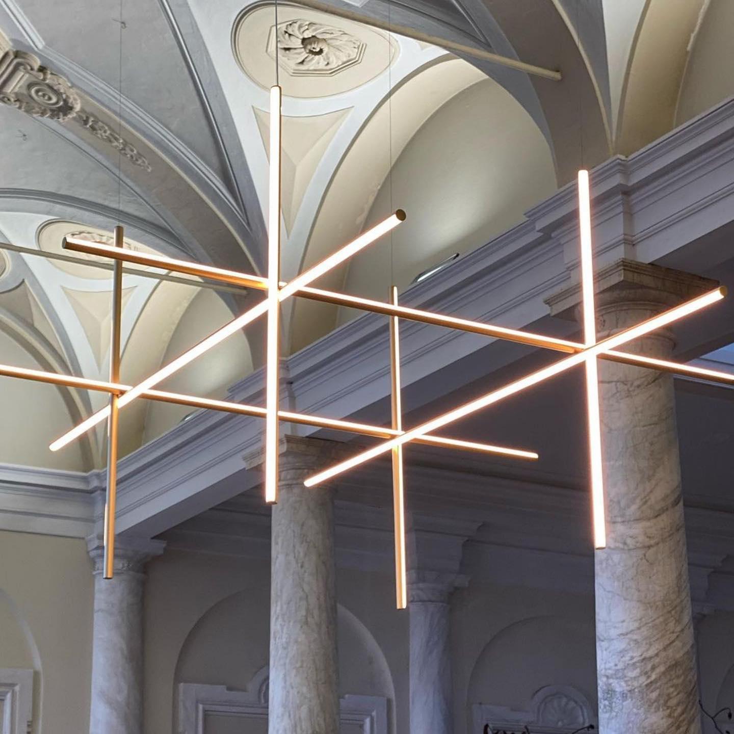 Gridline Linear Chandelier
