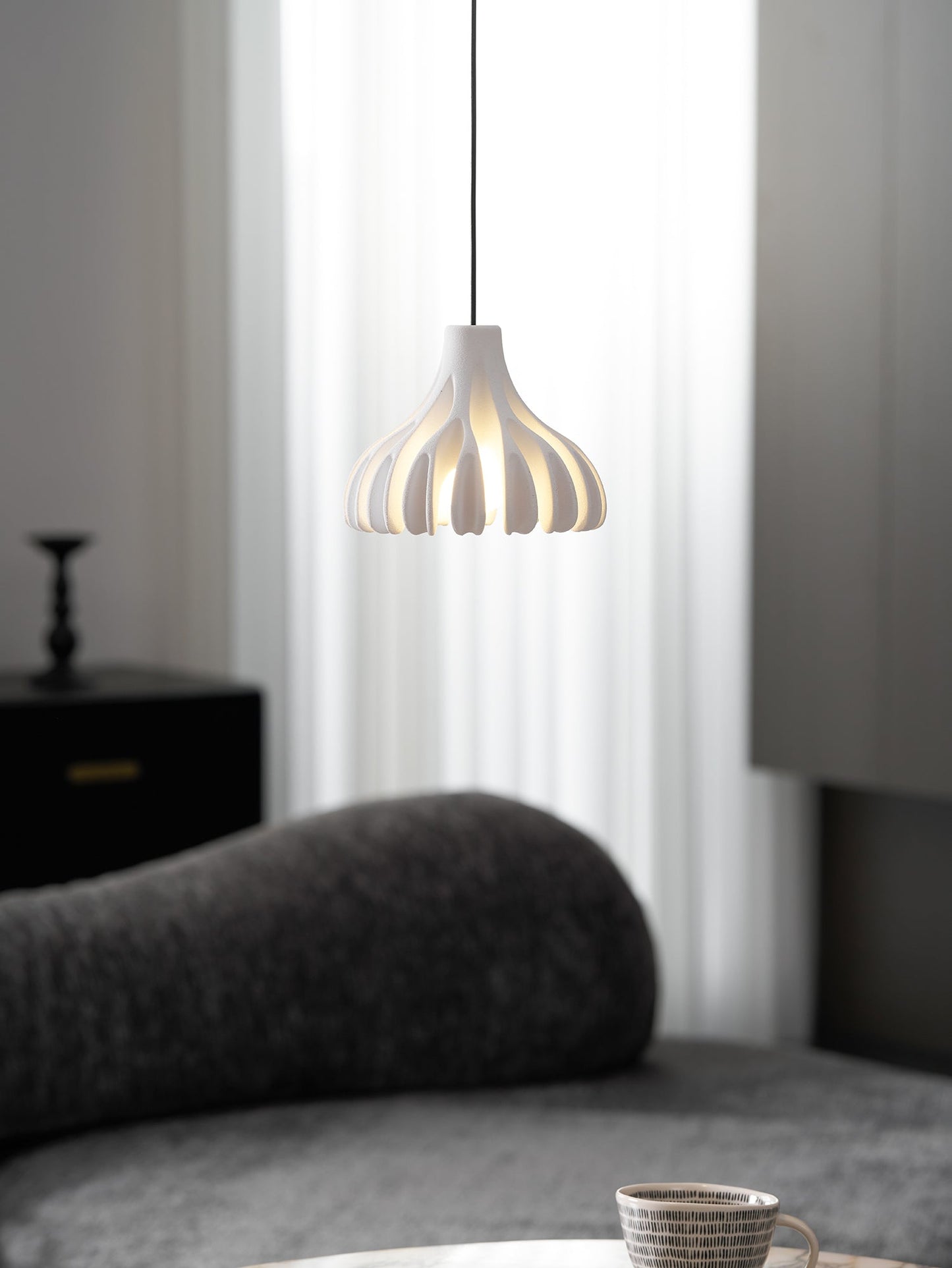 Coral Resin Pendant Lamp