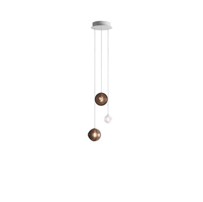 Cosmic Sphere Cascade Chandelier