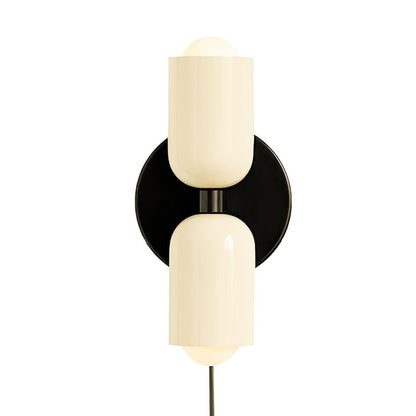 Couleur Double Plug In Wall Lamp