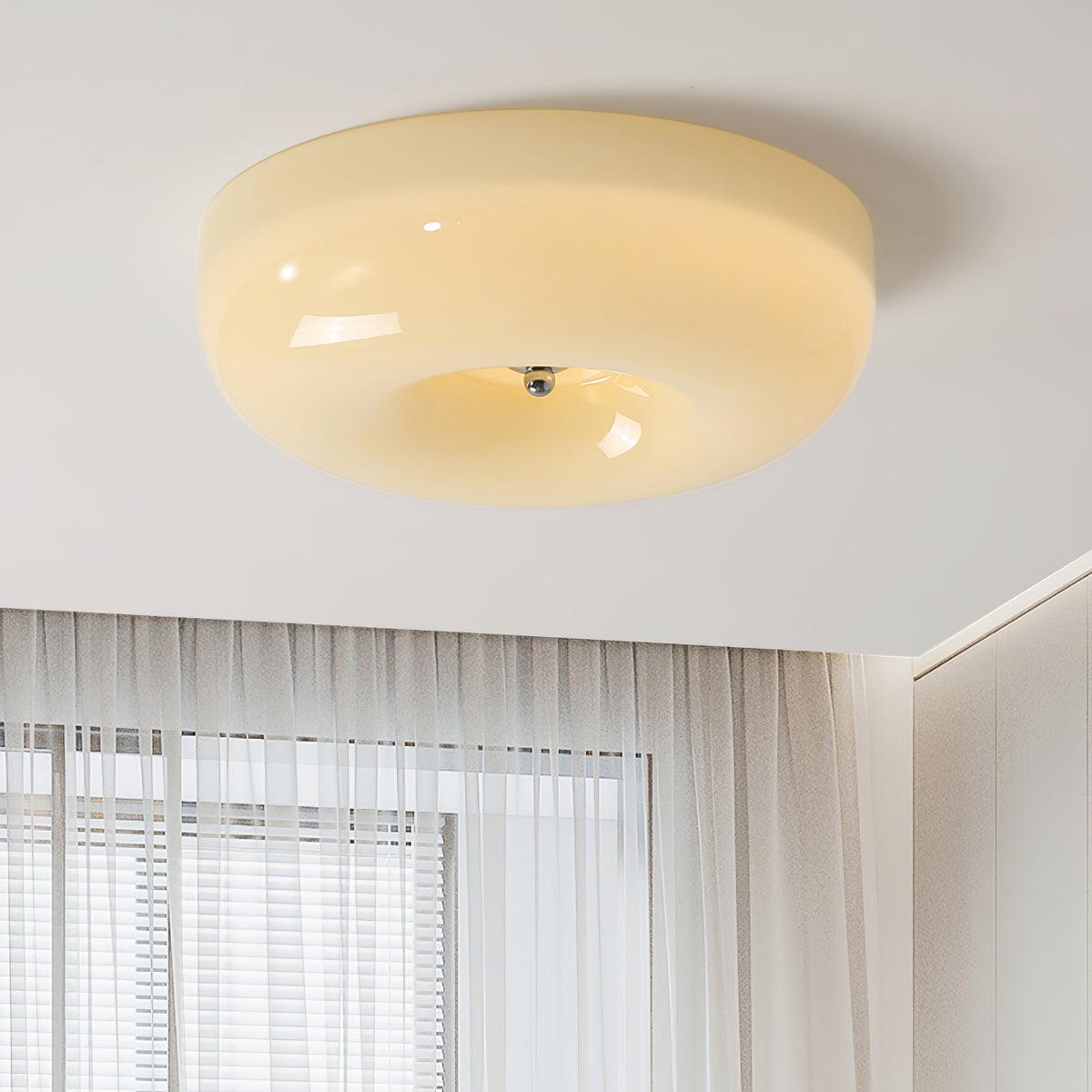 Swirl Glass Ceiling Lamp