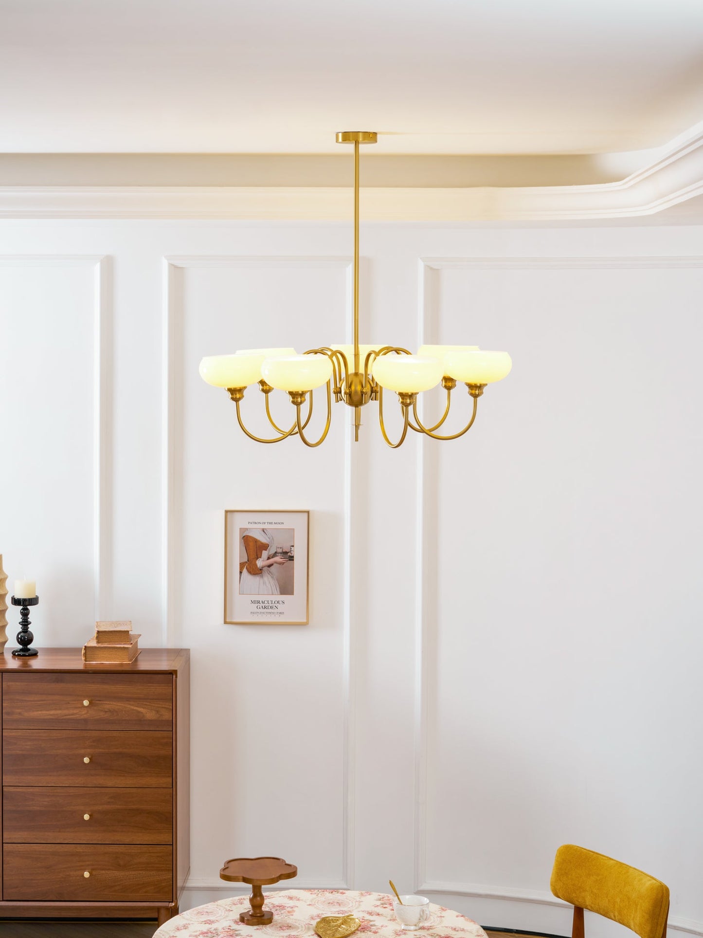 Creamy Persimmon Chandelier