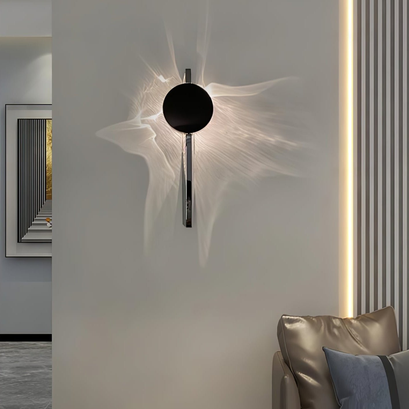 Kinetic Shadow Wall Lamp