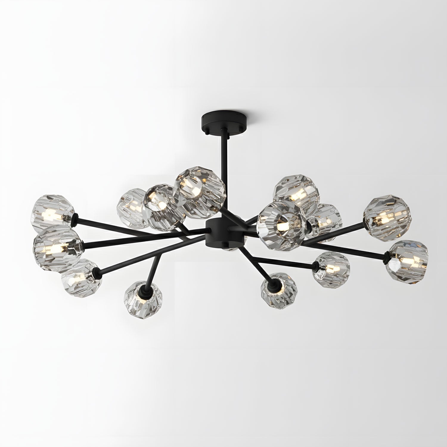 Crystal Ball Round Cluster Chandelier