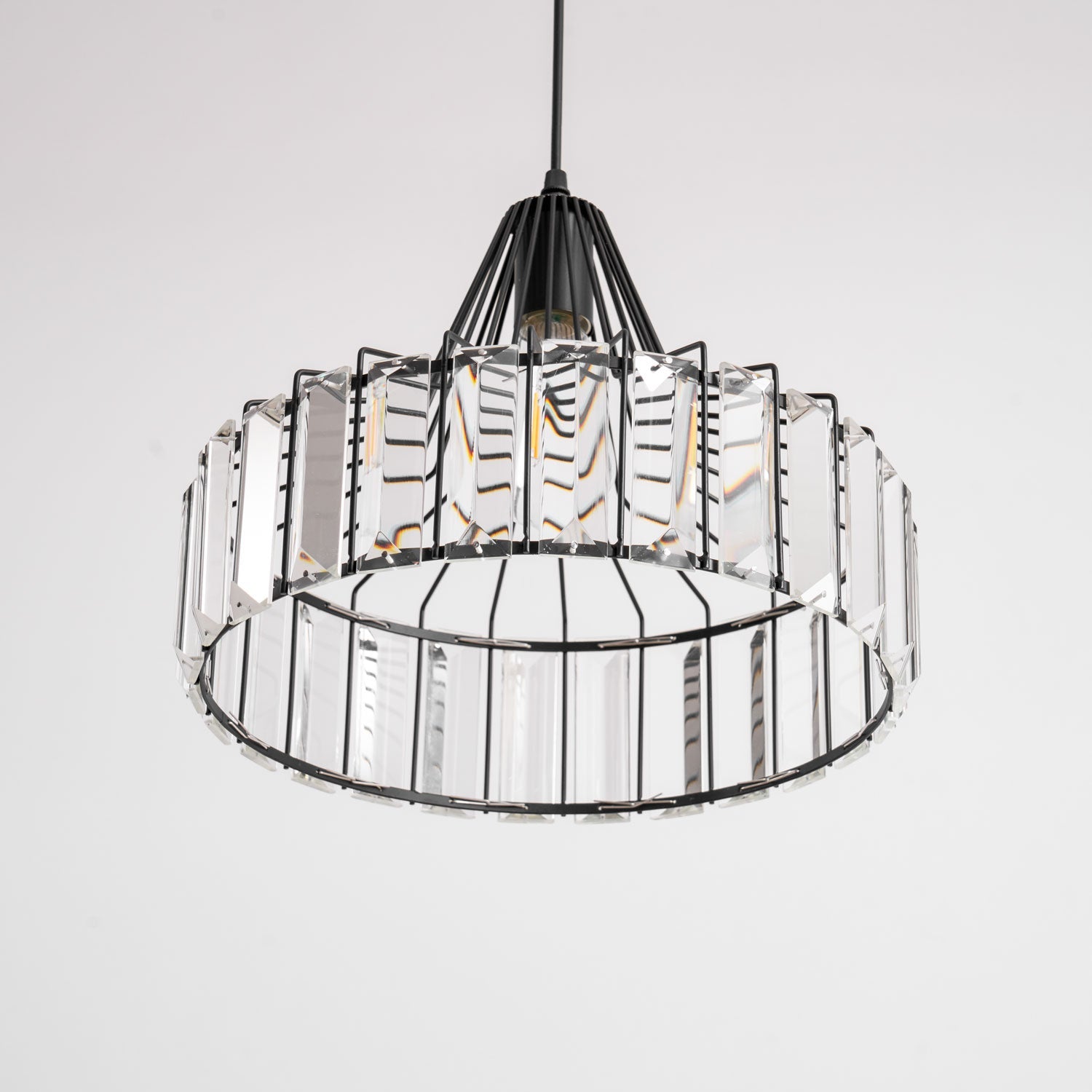 Crystal Drum Pendant Lamp