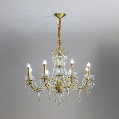 Crystal Pearl Chandelier