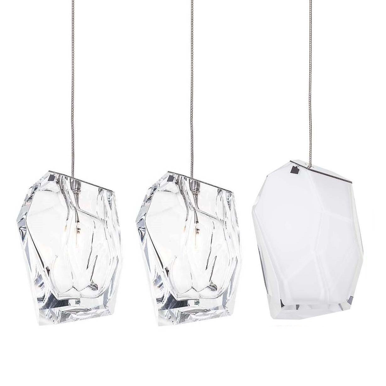Crystal Rock Cluster Pendant Light