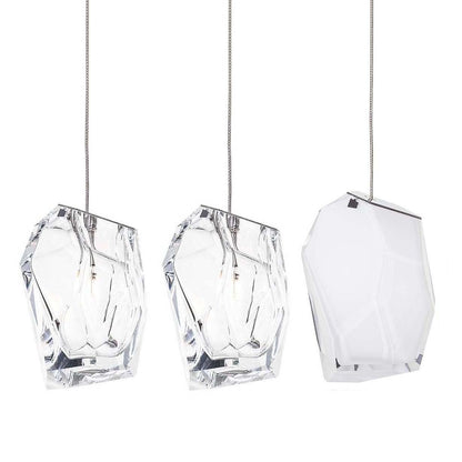 Crystal Rock Cluster Pendant Light