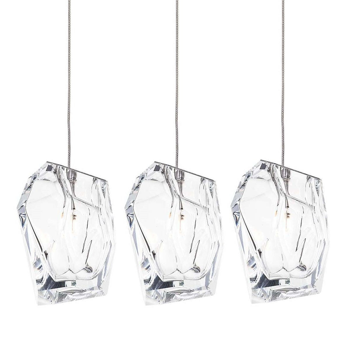 Crystal Rock Cluster Pendant Light