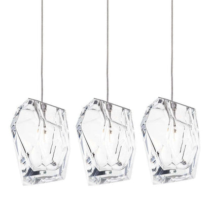 Crystal Rock Cluster Pendant Light