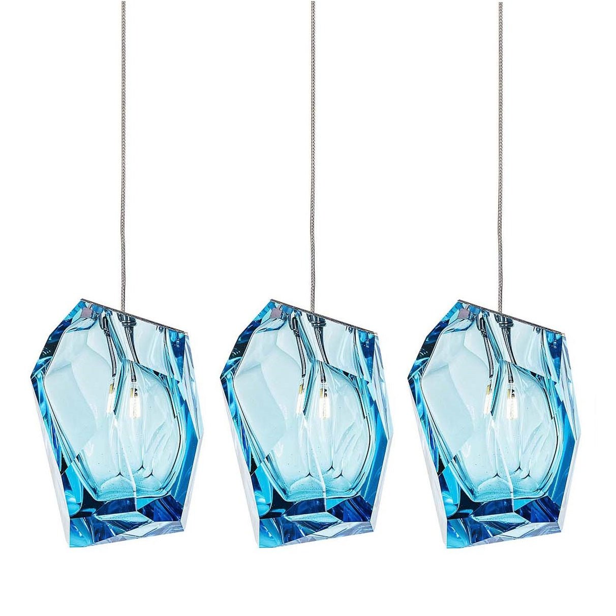 Crystal Rock Cluster Pendant Light