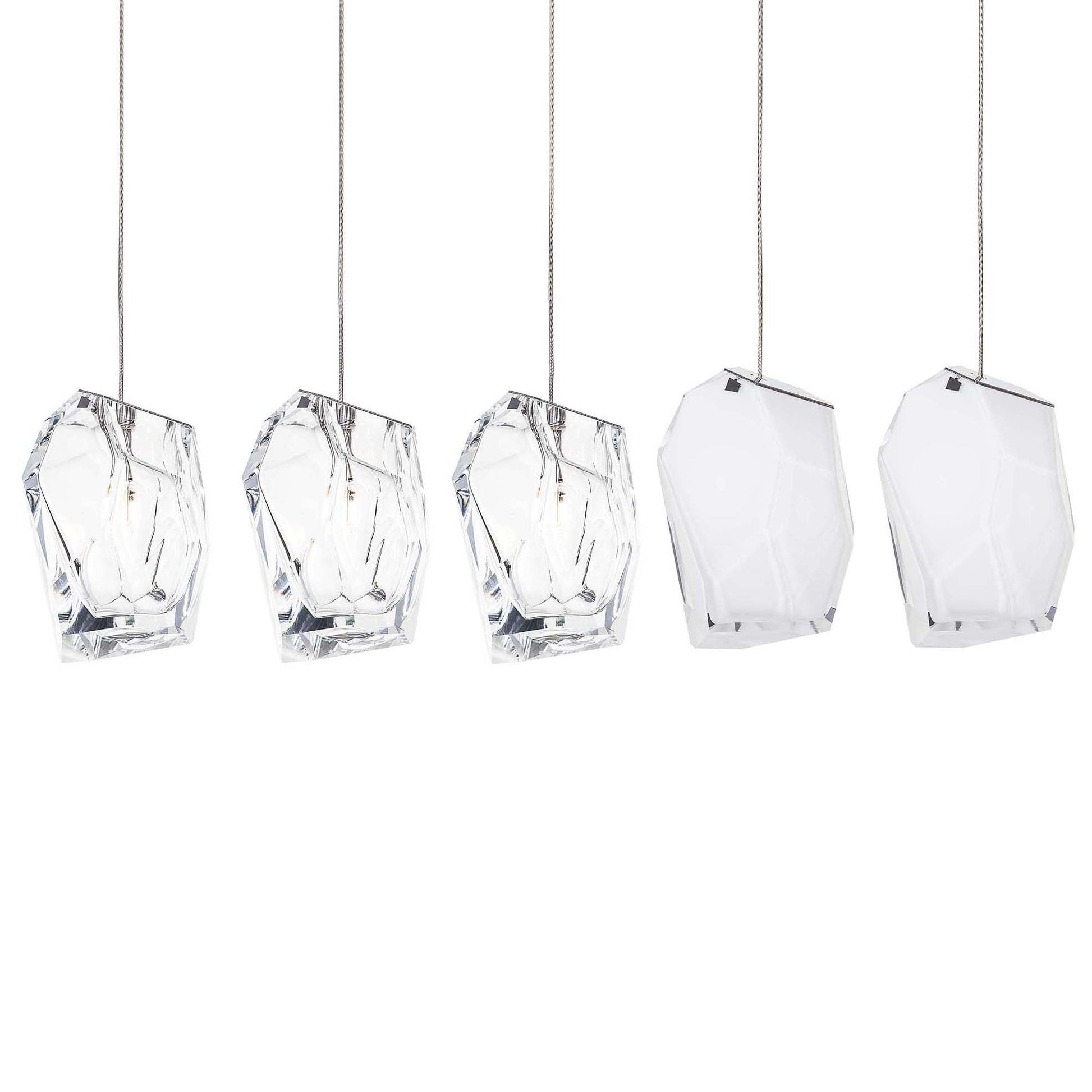 Crystal Rock Cluster Pendant Light