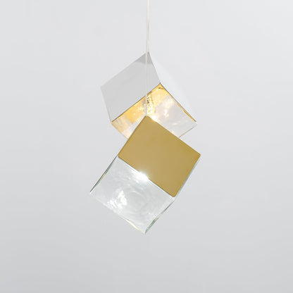 Cubic Luster Cascade Chandelier