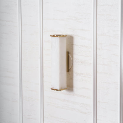Cuboid Alabaster Wall Light