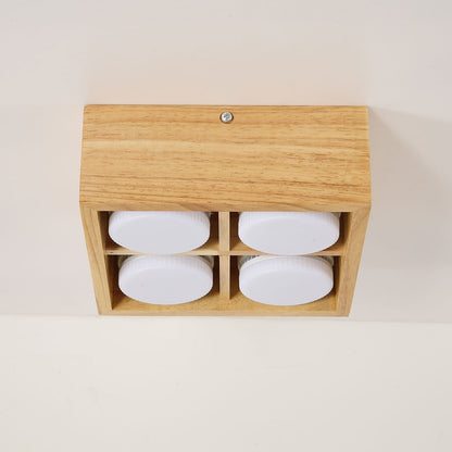 Cobra Wood Ceiling Light