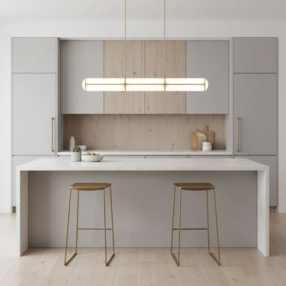 Cylindrical Endless Pendant Light