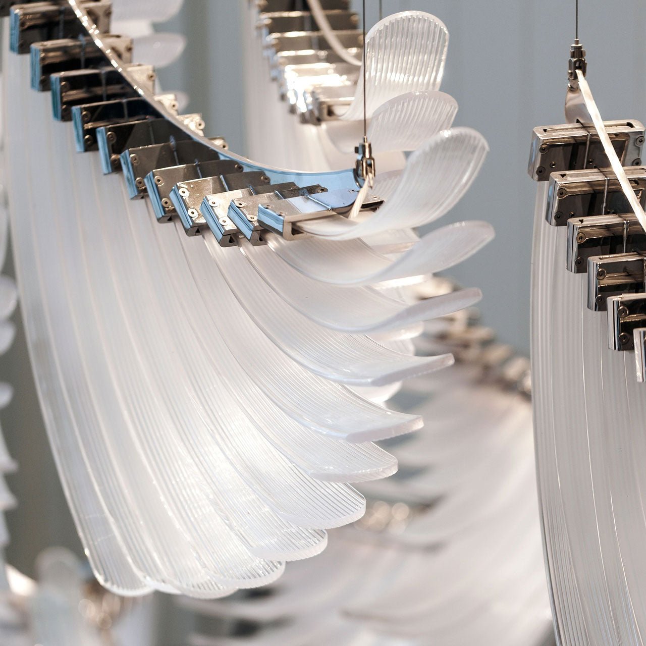 The Bird Feather Wings LED Chandelier | Custom Size & Made-to-Order Lighting for Luxury Homes & Commercial Spaces