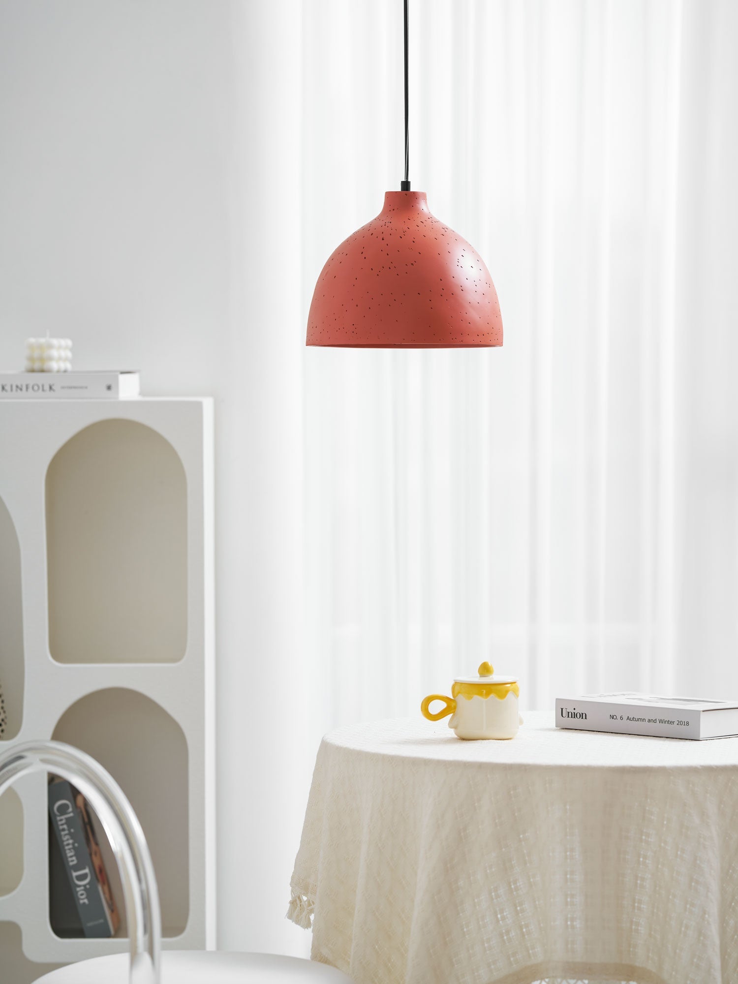Resin Bowl Pendant Lamp