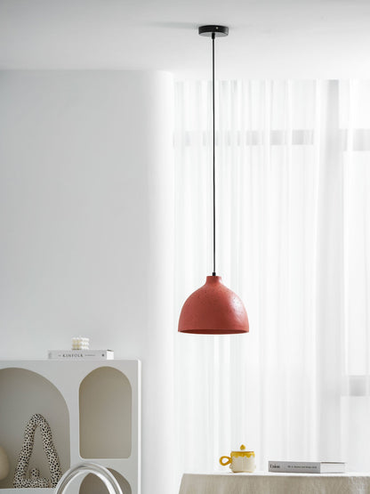 Resin Bowl Pendant Lamp