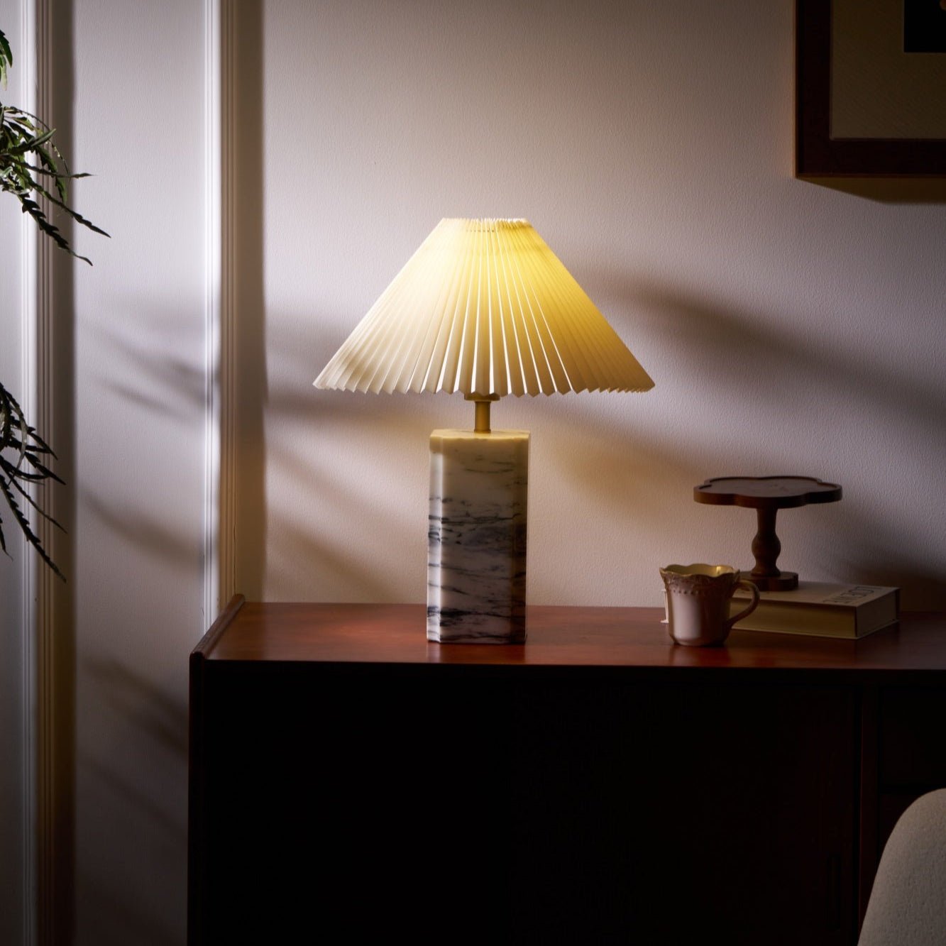 Bianca Marble Table Lamp