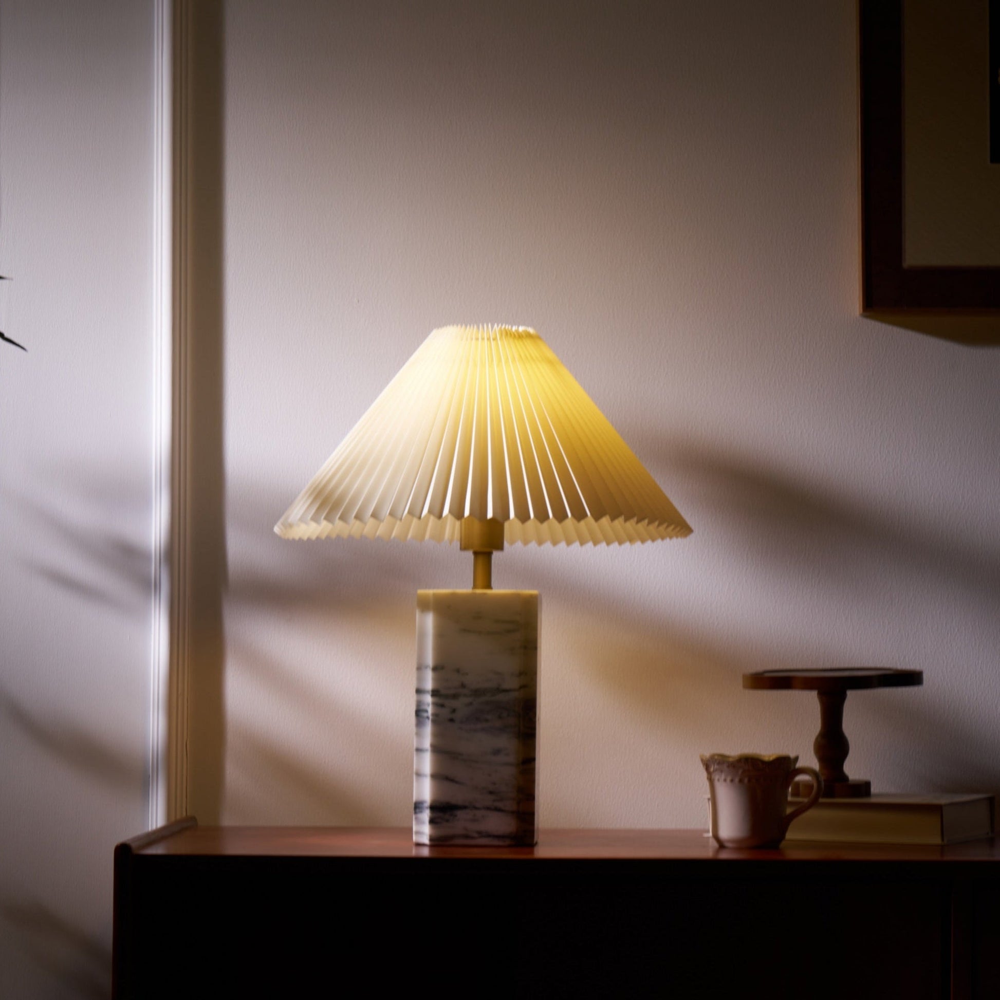 Bianca Marble Table Lamp