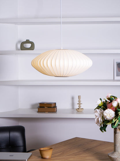 Bubble Mulberry Silk Pendant Lamp