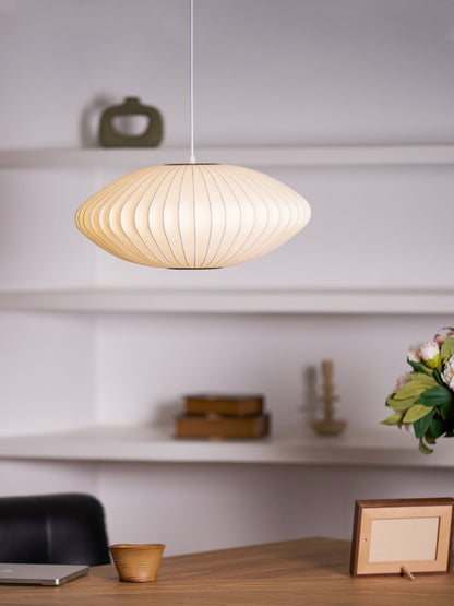 Bubble Mulberry Silk Pendant Lamp