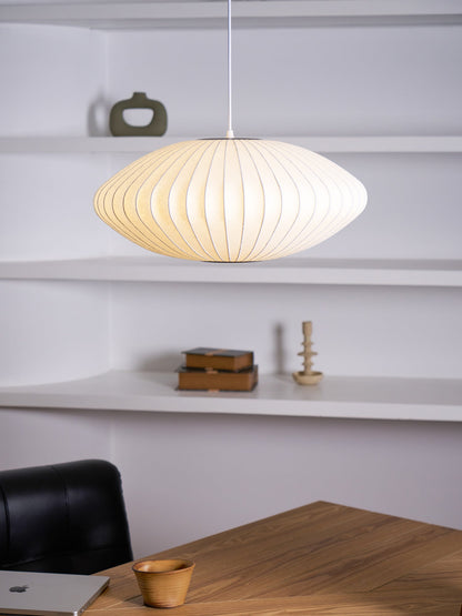 Bubble Mulberry Silk Pendant Lamp