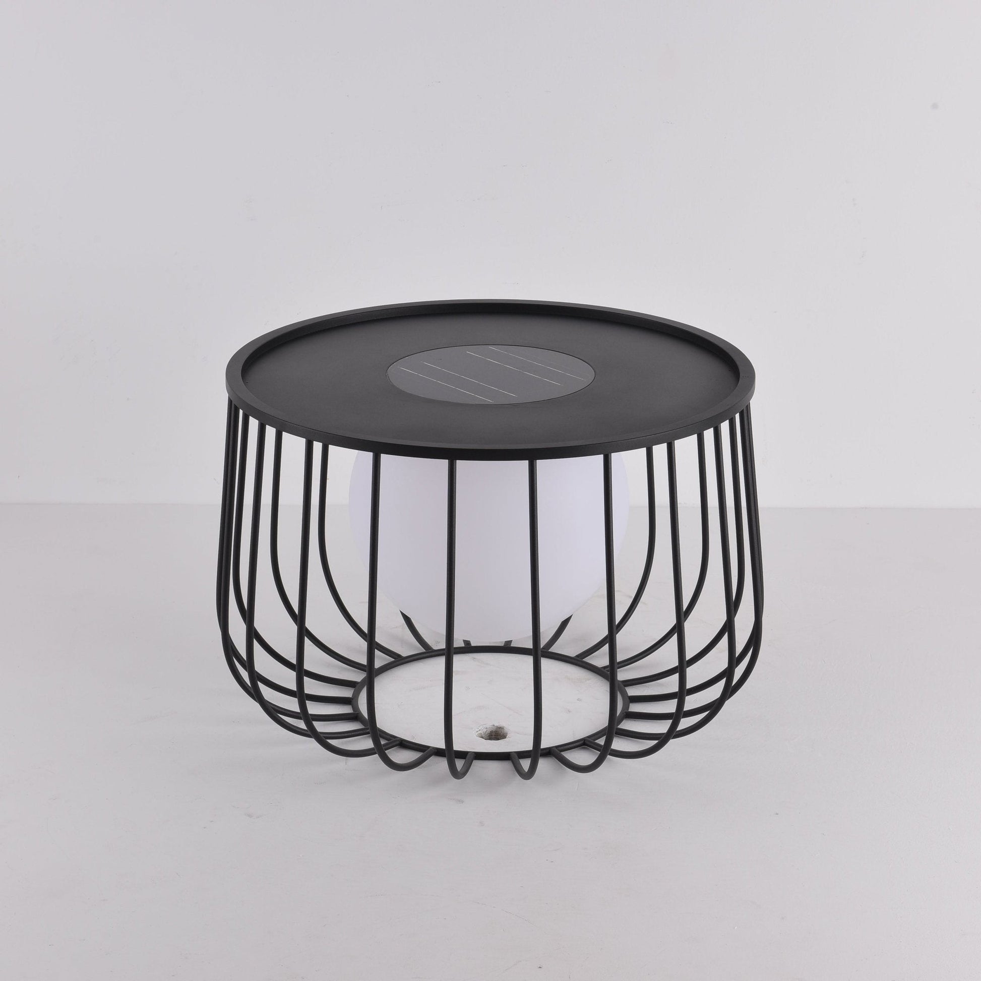 Rowan Cage Solar Lantern Outdoor Lamp