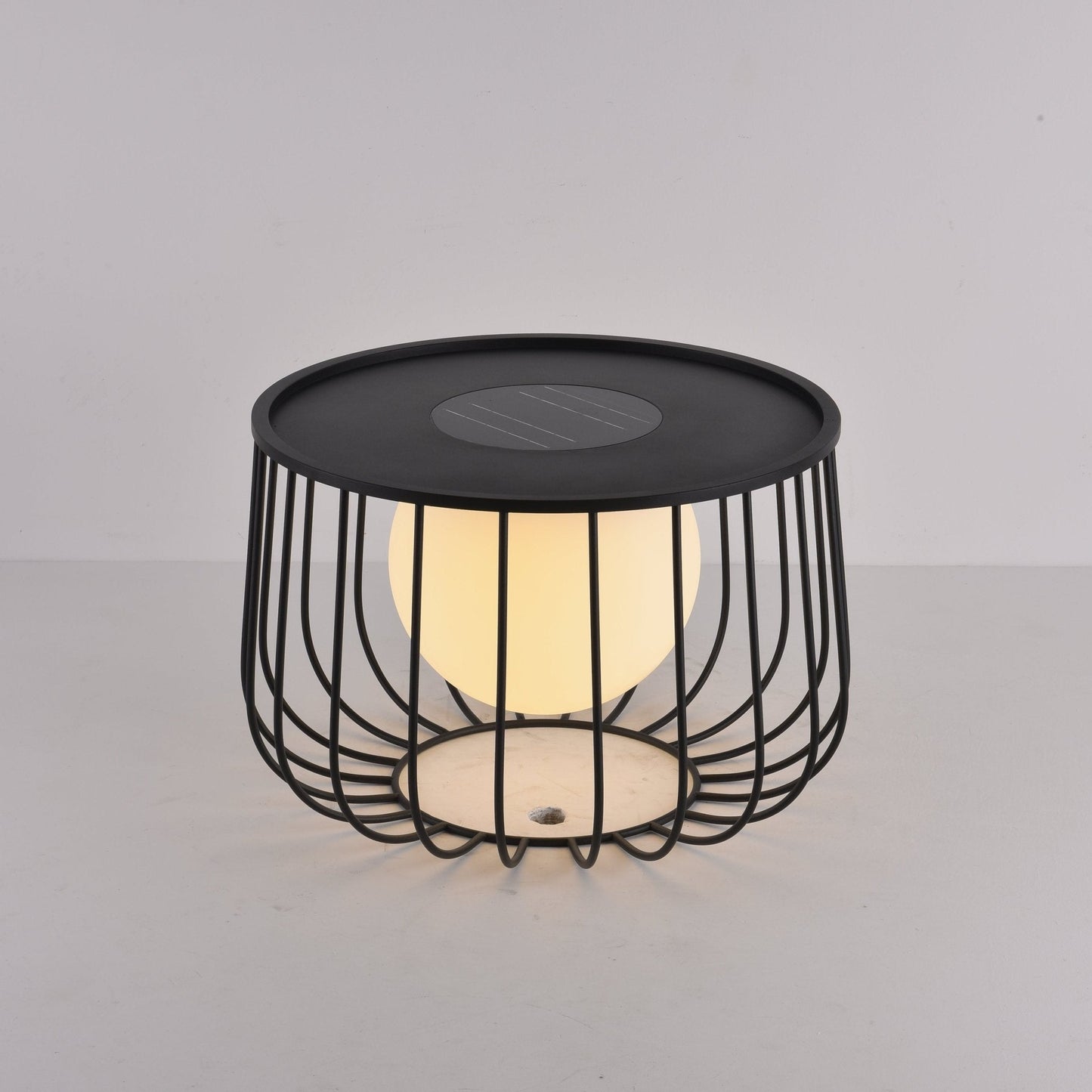 Rowan Cage Solar Lantern Outdoor Lamp