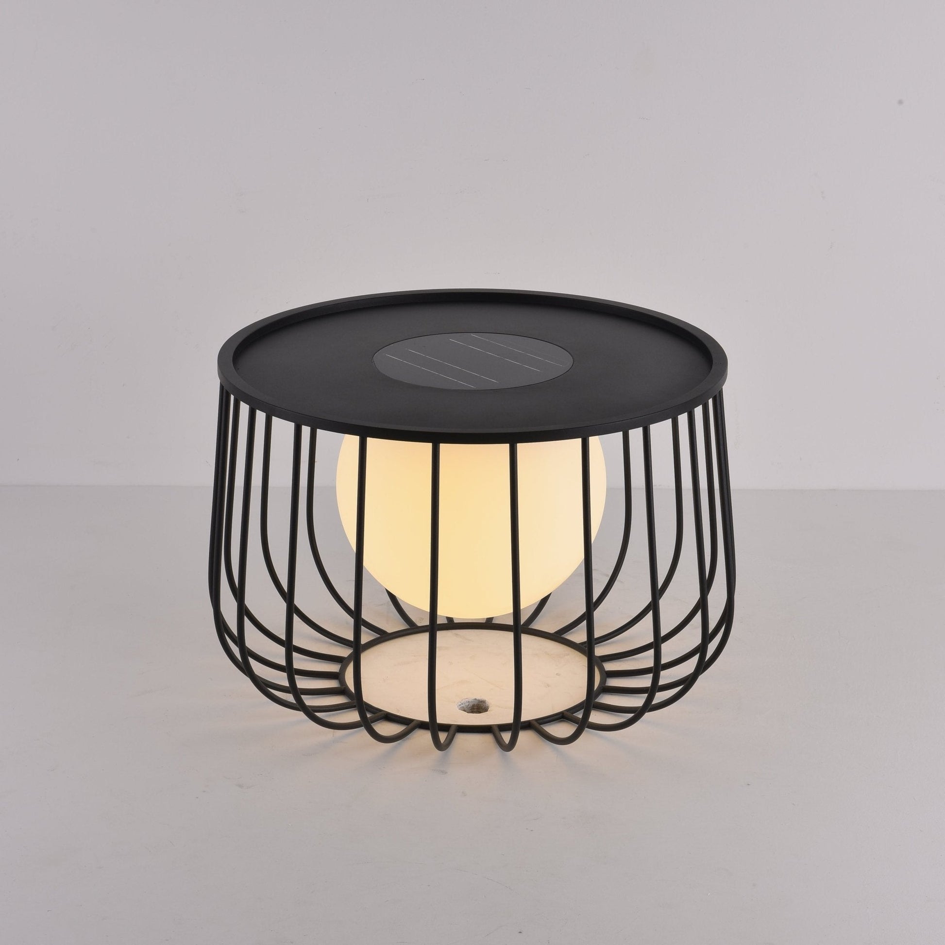 Rowan Cage Solar Lantern Outdoor Lamp