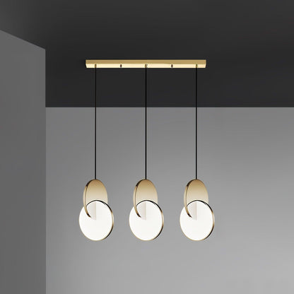 Double Disk Pendant Lamp