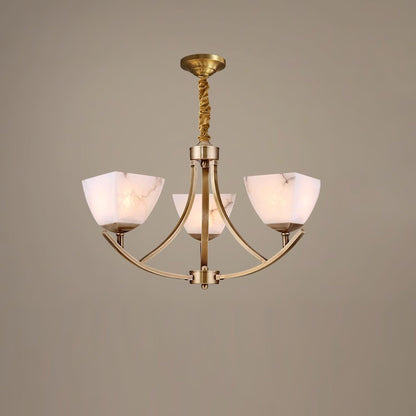 Dover Brass Chandelier