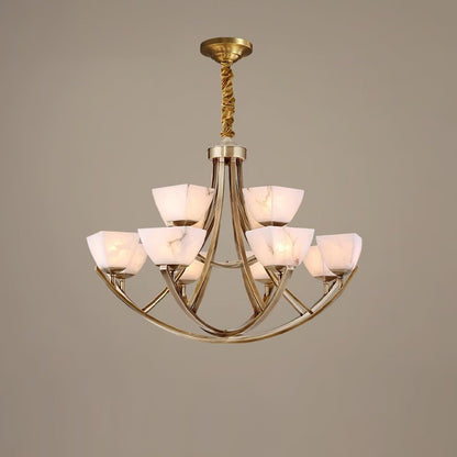 Dover Brass Chandelier