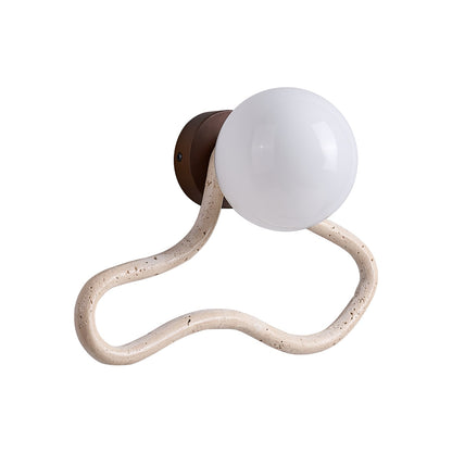 Driftform Travertine Wall Sconce
