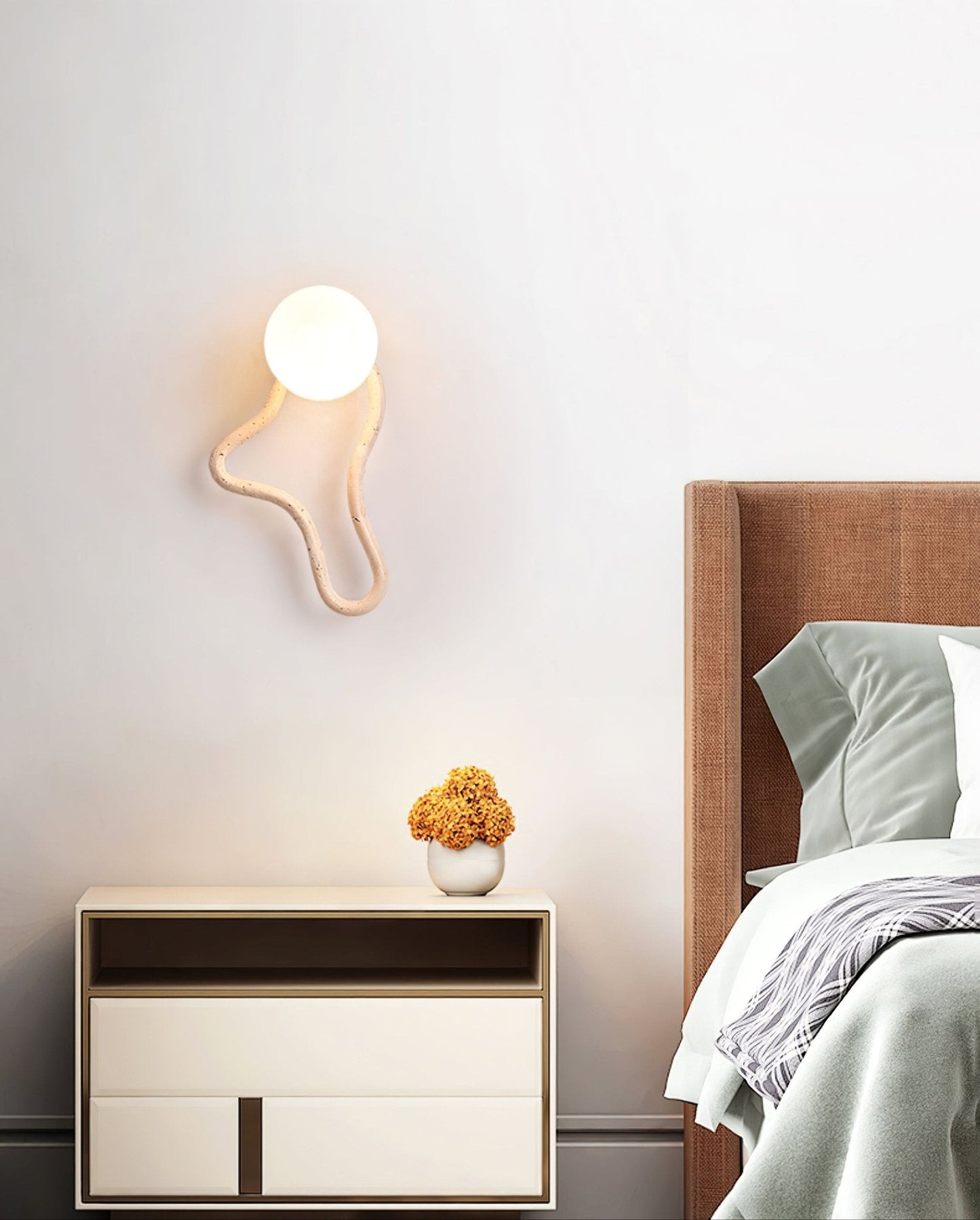 Driftform Travertine Wall Sconce