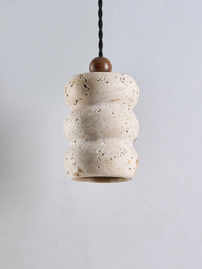 Dune Pebble Travertine Pendant Light