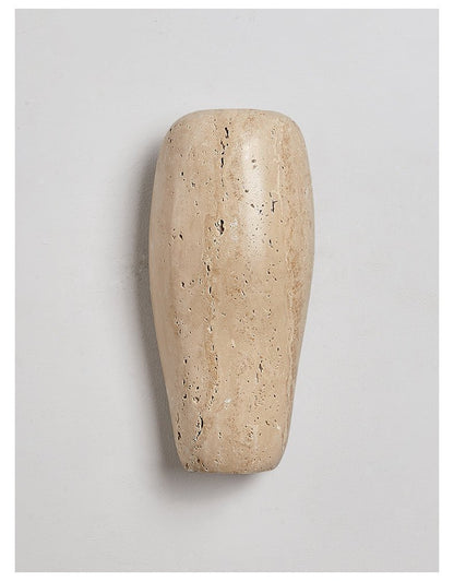 Earthy Stone Wall Sconce