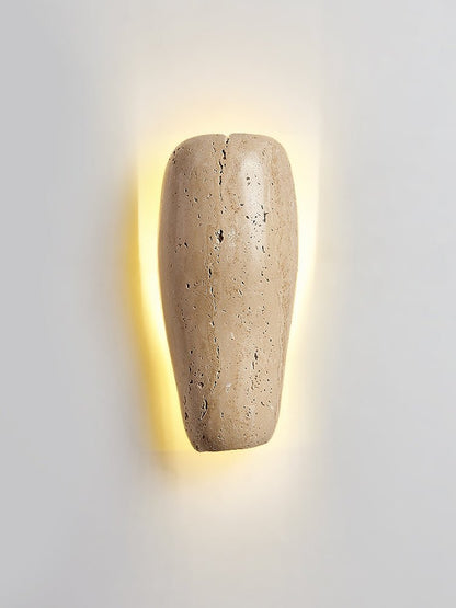 Earthy Stone Wall Sconce