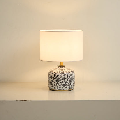 Ebony Vine Ceramic Table Lamp