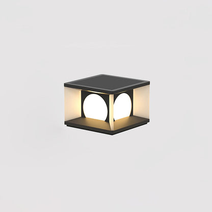 Eclipse Cube Outdoor Post Light