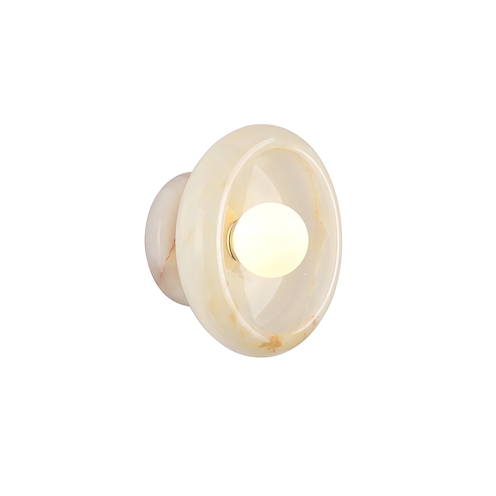 Eclipse Jade Alabaster Wall Sconce