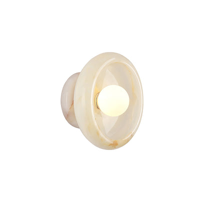 Eclipse Jade Alabaster Wall Sconce