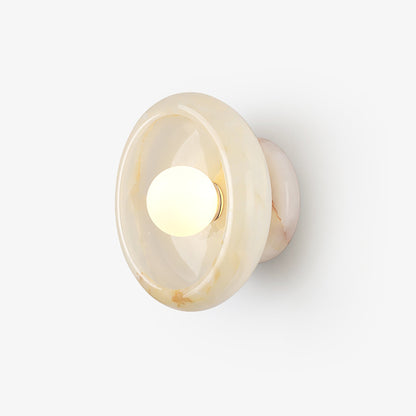 Eclipse Jade Alabaster Wall Sconce